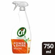 Cif Power Shine Cleanboost Sprey Temizleyici Mutfak İçin Temizleyici ve Yağ Çözücü 750 ml