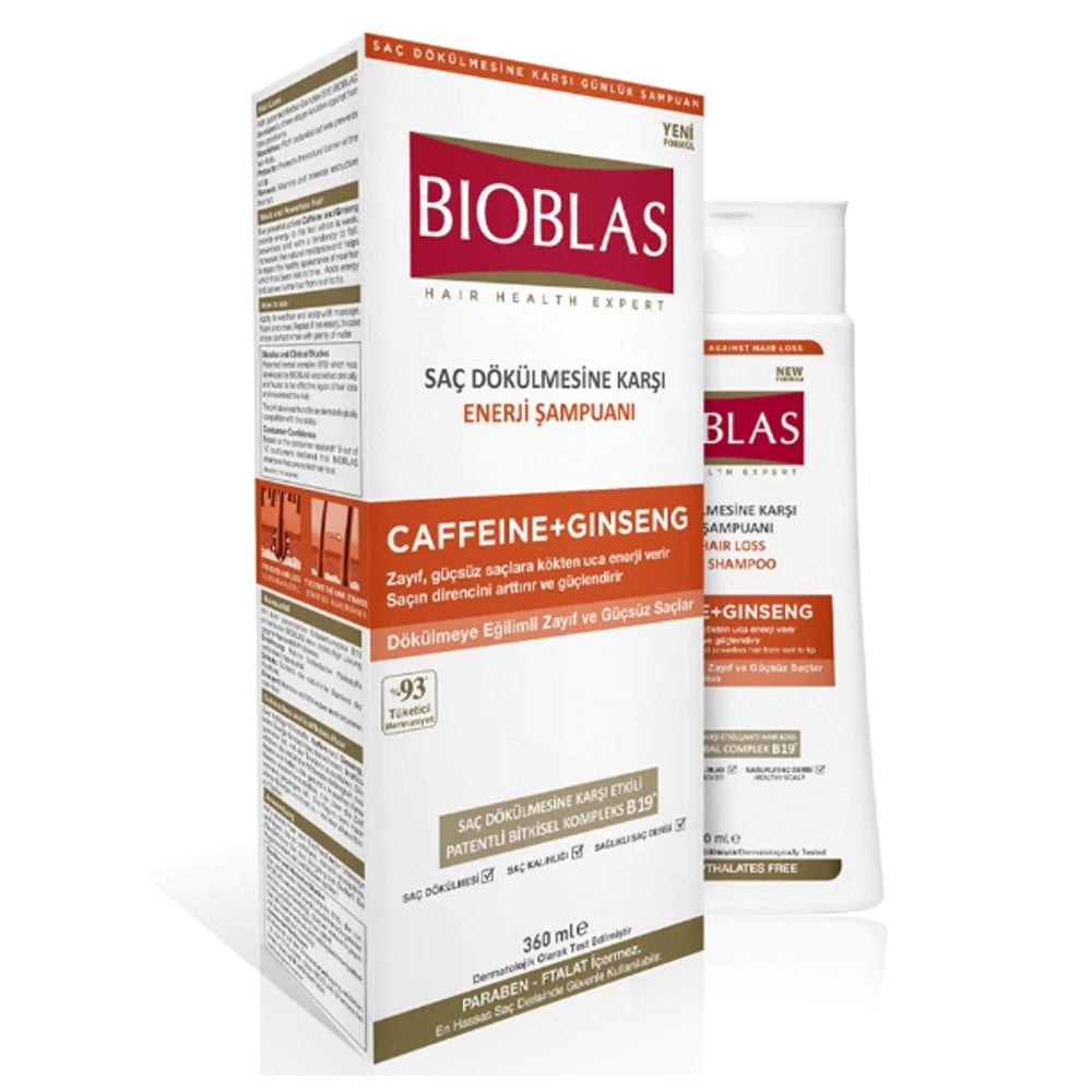 Bioblas Kafein + Ginseng Şampuan 360 ml