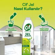 Cif Jel Yüzey Temizleyici Cleanboost Tüm Yüzeyler İçin Leke Çıkarıcı Çamaşır Sulu Bahar Ferahlığı 750 ml