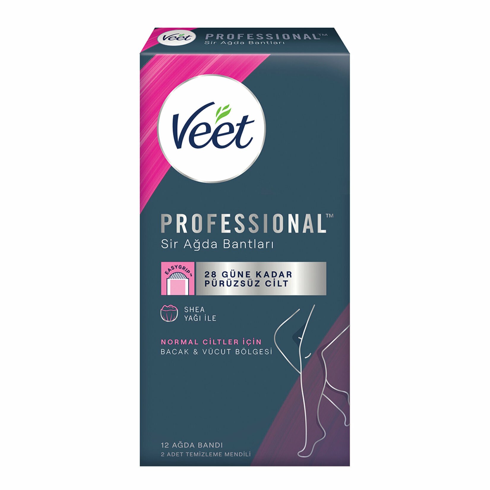 Veet Bacak & vücut Bölgesi Sir Ağda Bantları 12'li