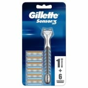 Gillette Sensor3 Tıraş Makinesi + 6 Adet Tıraş Bıçağı