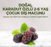 Eyüp Sabri Tuncer Doğal Karadut Özlü 2-6 Yaş Çocuk Diş Macunu 60 ml