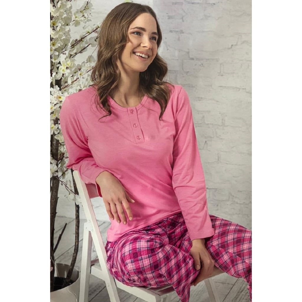 Aydoğan 4423 Bayan Modal Pijama Takımı - Pembe