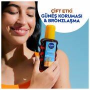 Nivea Sun SPF30 Koruma & Bronzluk Güneş Yağı 200 ml Sprey