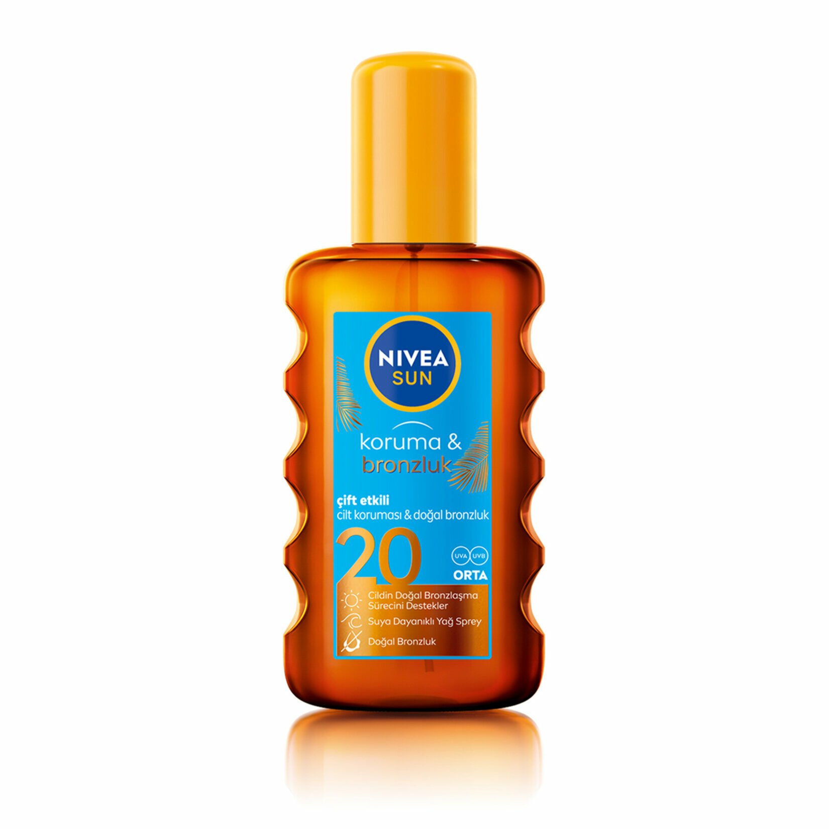 Nivea Sun SPF20 Koruma & Bronzluk Güneş Yağı 200 ml Sprey