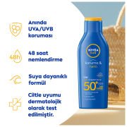 Nivea Sun SPF50+ Güneş Koruyucu & 48 Nemlendirici Güneş Losyonu 200 ml