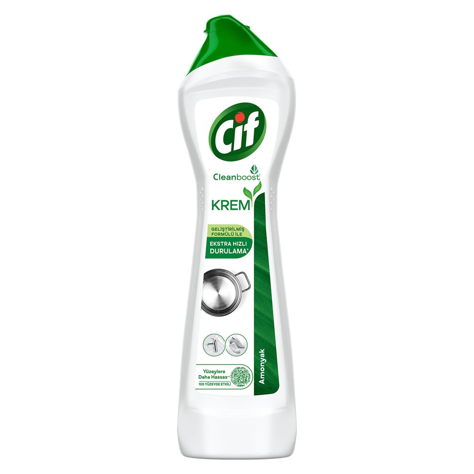 Cif Krem Yeni Nesil Yüzey Temizleyici Amonyak 500 ml