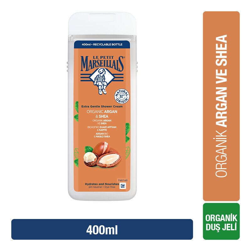 Le Petit Marseillais Organik Argan ve Shea Duş Jeli 400 ml