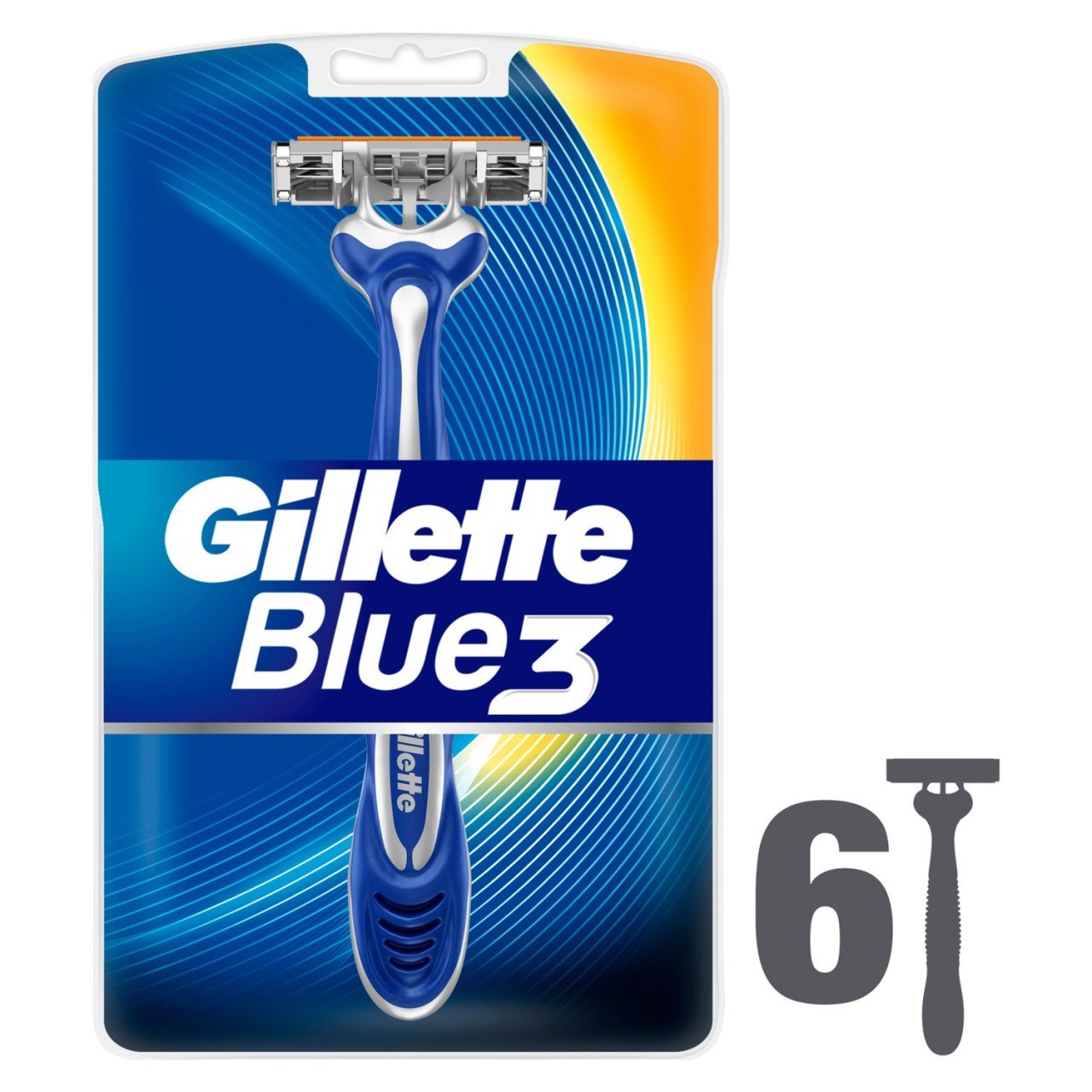 Gillette Blue 3 Kullan-At Tıraş Bıçağı 6'lı