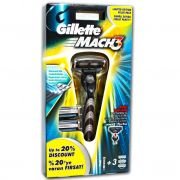 Gillette Mach3 Tıraş Makinesi + 3 Yedek Bıçak
