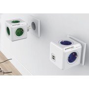 PowerCube Original 4'lü Priz + 2xUSB Port Akım Korumalı Priz Çoklayıcı