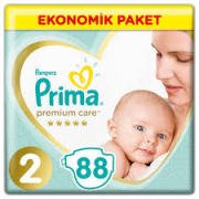 Prima Premium Care Bebek Bezi 2 Beden Mini Ekonomik Paket 88 Adet