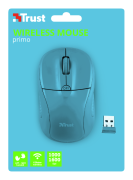 Trust 21921 Primo Kablosuz Mouse - Neon Blue