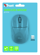 Trust 21921 Primo Kablosuz Mouse - Neon Blue