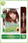 Garnier Nutrisse Yoğun Besleyici Kalıcı Krem Saç Boyası - 4.5 Kızıl Kestane