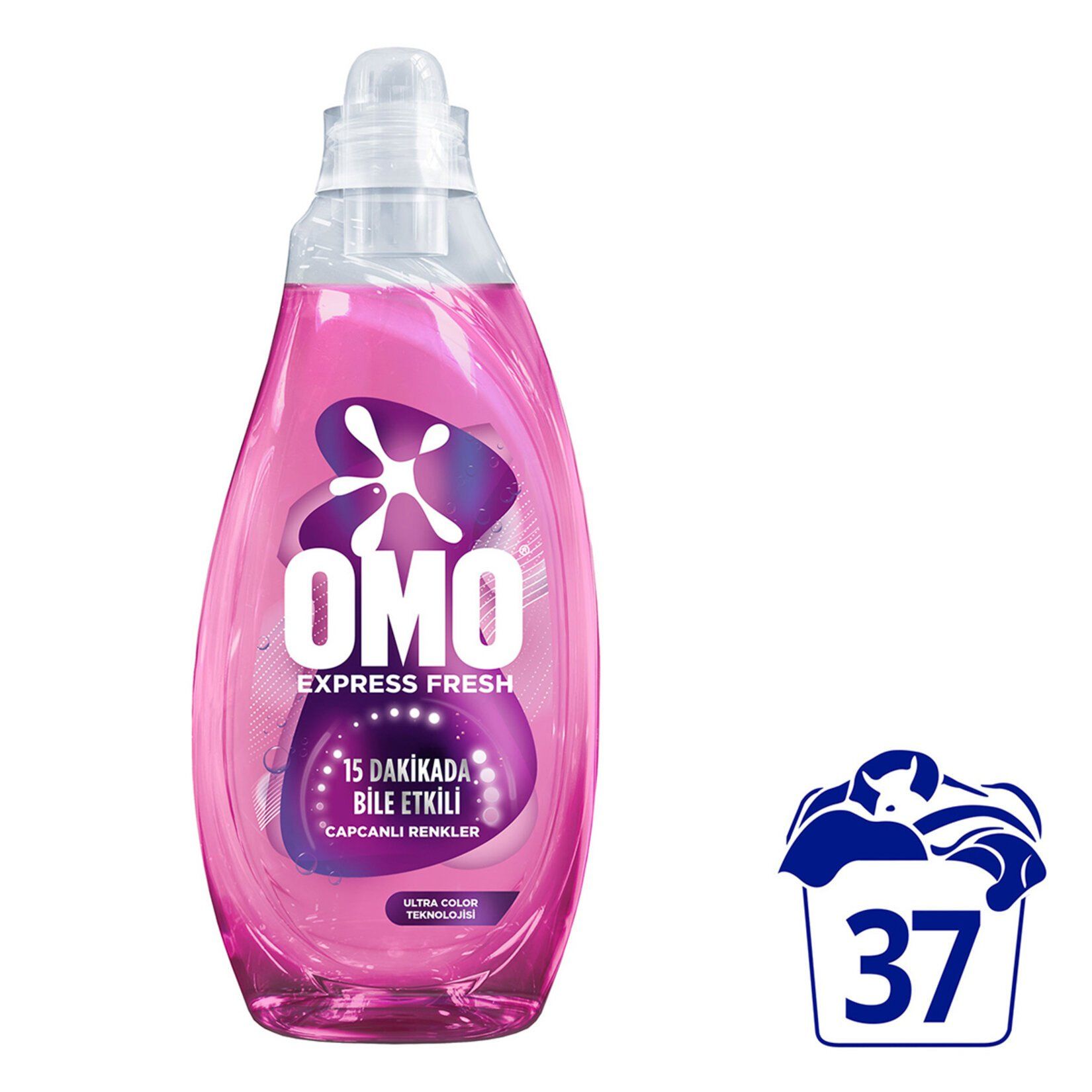 Omo Express Fresh Capcanlı Renkler Renkli Ve Siyahlar Sıvı Çamaşır Deterjanı 1480 ml
