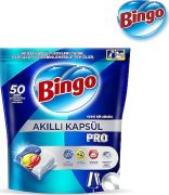 Bingo Akıllı Kapsül Pro Bulaşık Makinesi Deterjanı 50 Tablet