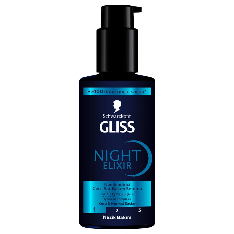 Gliss Night Elixir Nemlendirici Gece Saç Bakım Serumu 100 ml