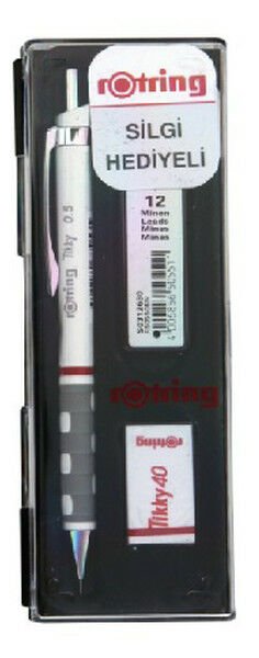 Rotring Tikky 0,5 mm Beyaz Versatil Okul Seti