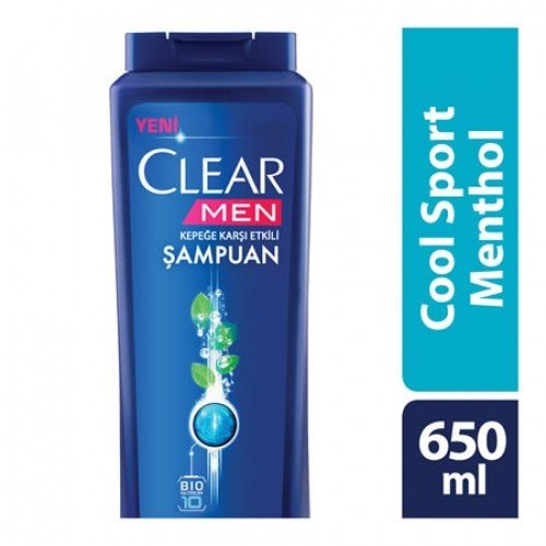 Clear Men Şampuan Cool Sport Menthol 650 ml