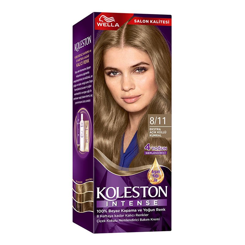 Wella Koleston Intense Saç Boyası 8/11 Ekstra Açık Küllü Kumral