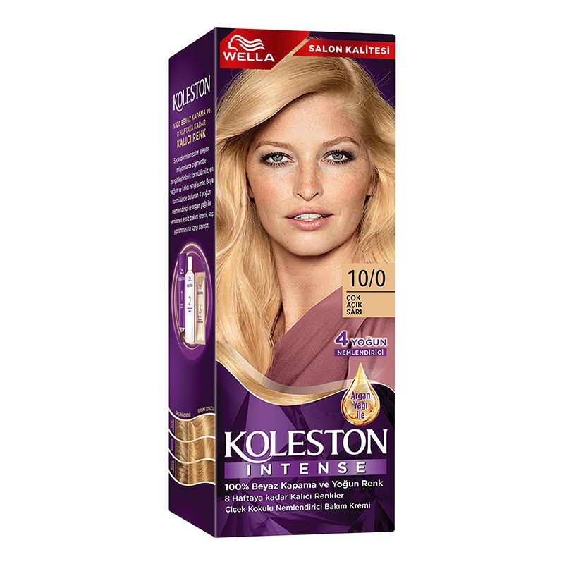 Wella Koleston Intense Saç Boyası 10/0 Çok Açık Sarı