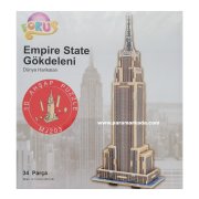 3D Ahşap Puzzle - Empire State Gökdeleni