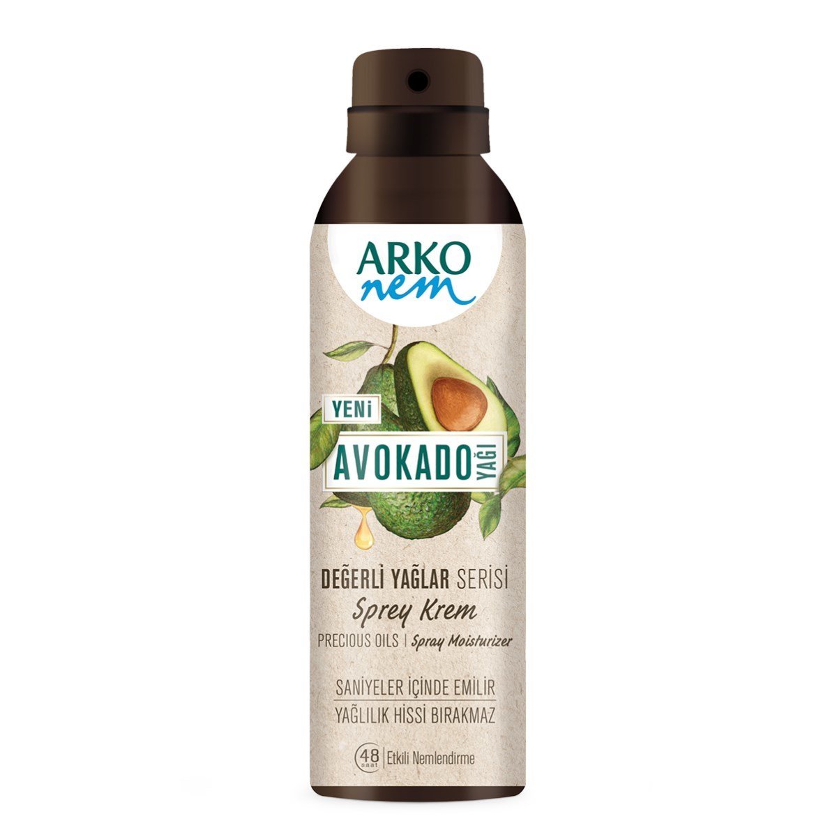 Arko Vücut Kremi Sprey Avokado 150 ml