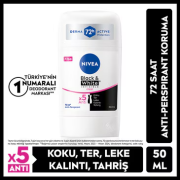 Nivea Kadın Stick Deodorant Black & White Invisible Clear 50 ml