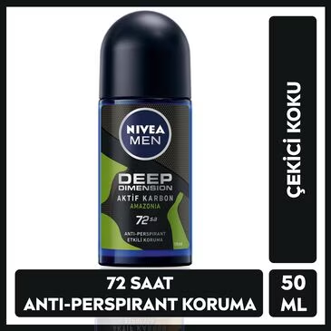 Nivea Men Erkek Roll-on Deodorant Deep Dimension Amazonia 50 ml