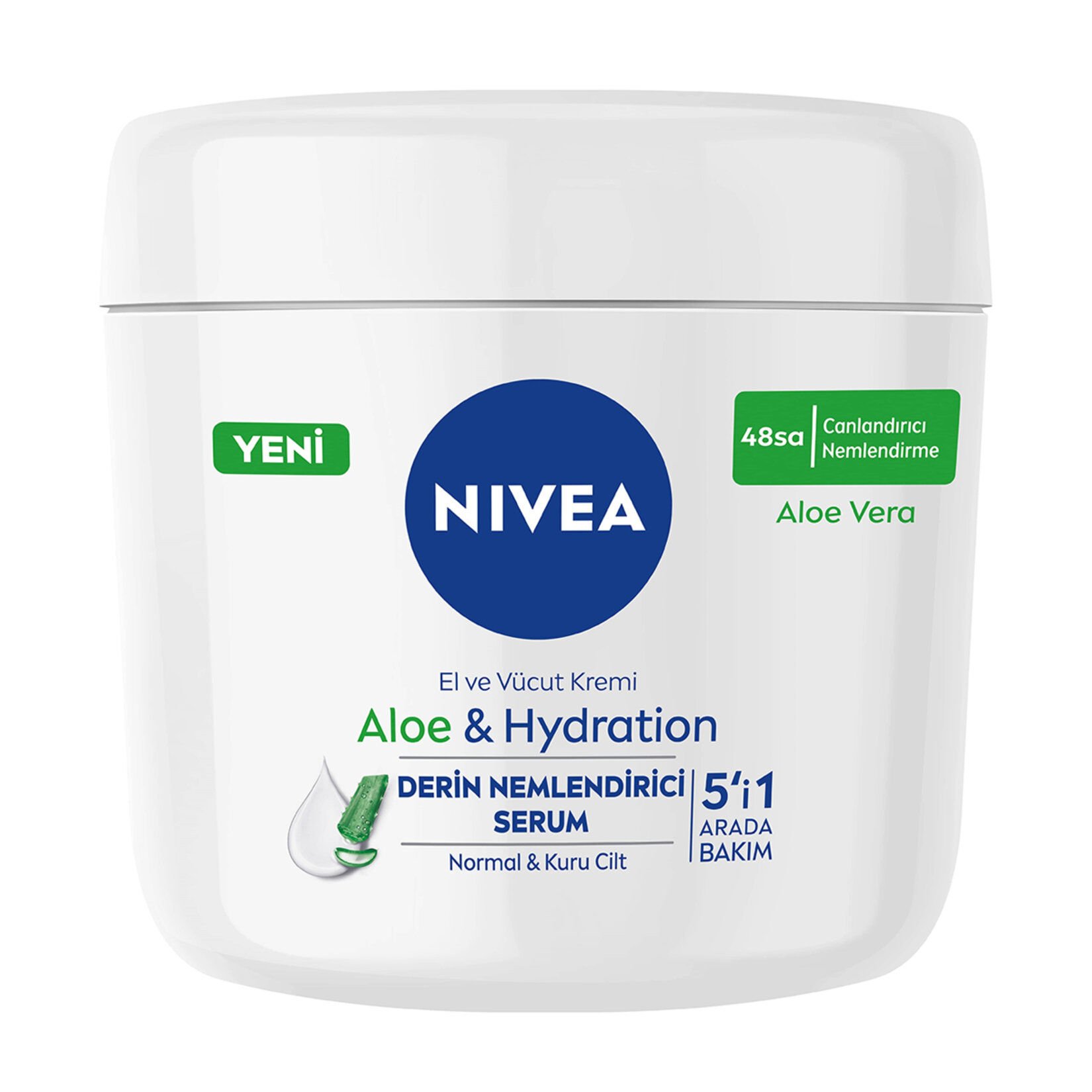 Nivea Aloe Vera El Ve Vücut Bakım Kremi 400 ml