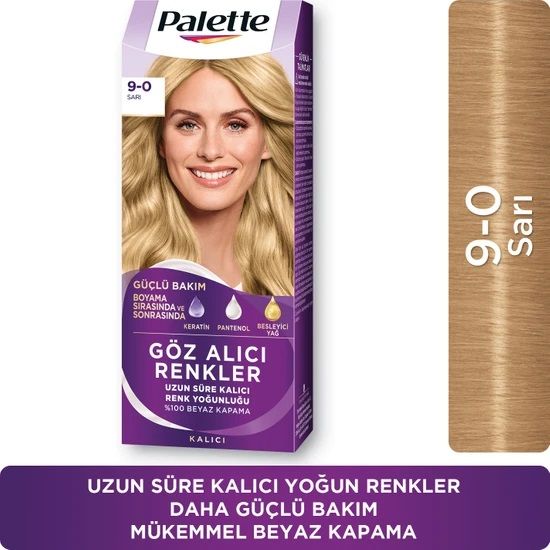 Palette Göz Alıcı Renkler 9-0 - Sarı