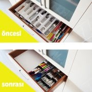 DecoBella 9 Bölmeli Çekmece Kaşıklık