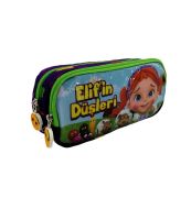 Elif'in Düşleri Çift Gözlü Kalem Çantası