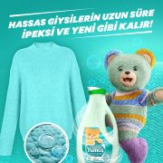 Yumoş Sıvı Bakım Çamaşır Deterjanı Hassas Giysiler İçin Tüylenme Karşıtı İpeksi Dokunuş 42 Yıkama 2520 ml