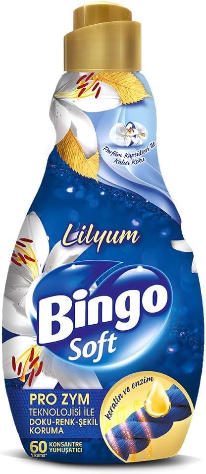 Bingo Soft Lilyum Yumuşatıcı 60 Yıkama 1440 ml