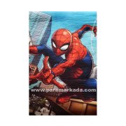 Spiderman Lisanslı Makinede Yıkanabilir Oyun Halısı - Kaydırmazlı Çocuk Odası Matı