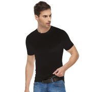 Tutku Elit 1301 Elastan Sıfır Yaka Atlet Siyah - 3 Adet