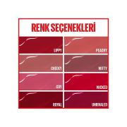 Maybelline Super Stay Vinyl Ink Uzun Süre Kalıcı Likit Parlak Ruj 35 Cheeky