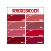 Maybelline Super Stay Vinyl Ink Uzun Süre Kalıcı Likit Parlak Ruj 50 Wicked