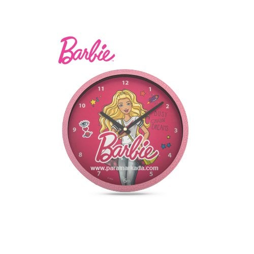 Barbie Lisanslı Duvar Saati