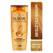 L'Oréal Paris Elseve 6 Mucizevi Yağ Besleyici Şampuan 360 ml