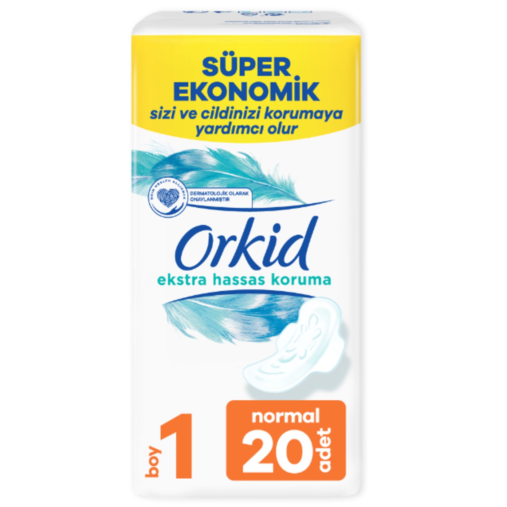 Orkid Extra Hassas Koruma Normal Hijyenik Ped 20'li