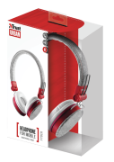 Trust Urban Revolt 20073 Fyber Kulaküstü Kulaklık Gri/Kırmızı