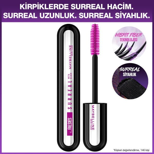 Maybelline New York Falsies Surreal Meta Black Mascara