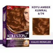 Wella Koleston Supreme Saç Boyası 6/74 Koyu Amber Kumral