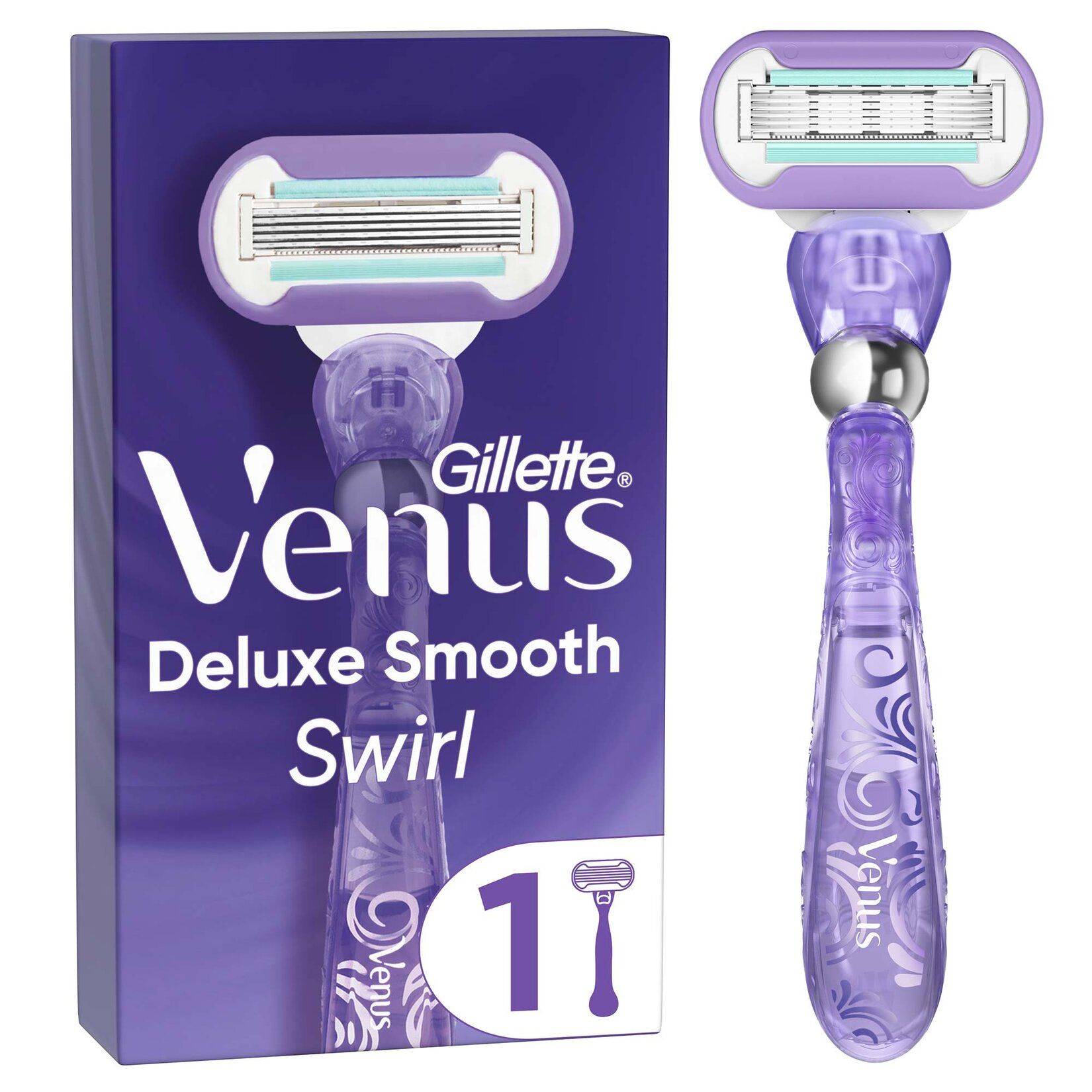Gillette Venus Extra Smooth Swirl Tıraş Makinesi + Yedek Başlık