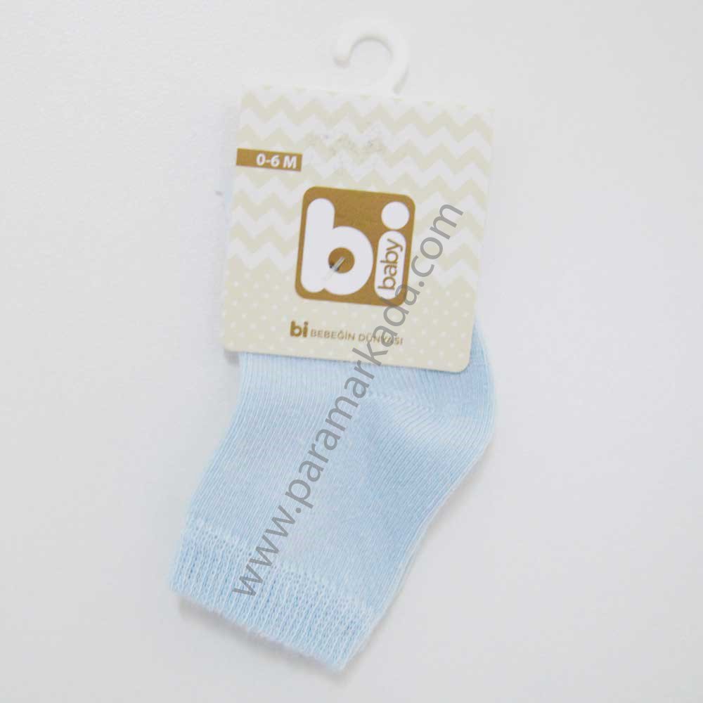 Bibaby 68141 Basic Yaş Çorap - Mavi
