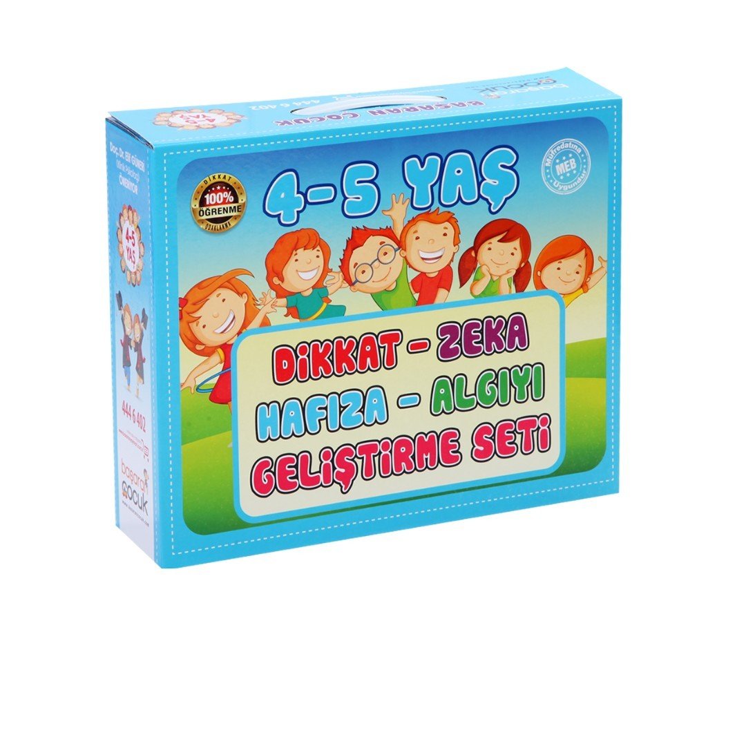 Okul Öncesi 4-5 Yaş Mega Set Dikkat - Zeka - Hafıza ve Algıyı Geliştirme Seti