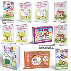 Okul Öncesi 5-6 Yaş Mega Set Dikkat - Zeka - Hafıza ve Algıyı Geliştirme Seti